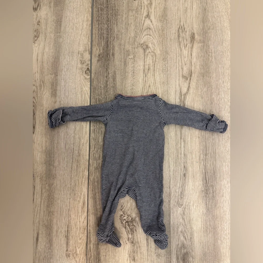 Striped Kids One Piece with Cupcake Design